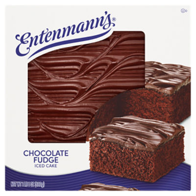 Entenmann's Chocolate Fudge Iced Cake, 1 lb 1 oz