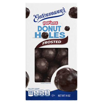 Entenmann's Pop'ems Frosted Donut Holes, 14 oz, 14 Ounce