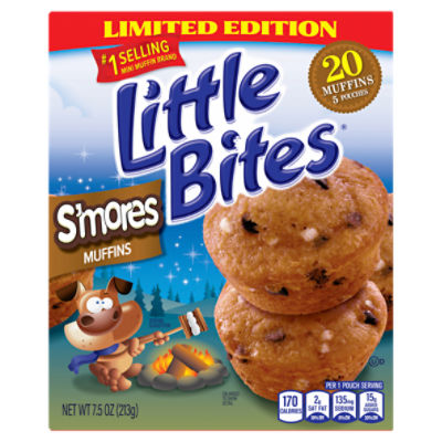 Little Bites S'mores Muffins Limited Edition, 5 count, 7.5 oz