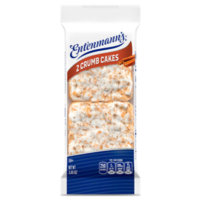 Entenmann's Crumb Cakes, 2 count, 3.85 oz