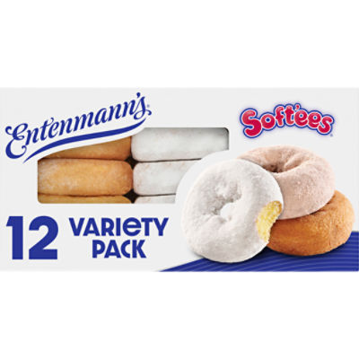 Entenmann's Soft'ees Donuts Variety Pack, 12 count