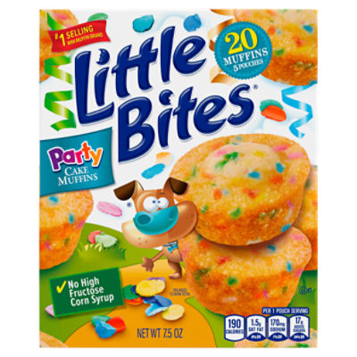 Little Bites Party Cake Muffins, 20 count, 7.5 oz