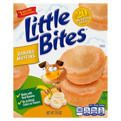 Little Bites Banana Muffins, 20 count, 7.5 oz