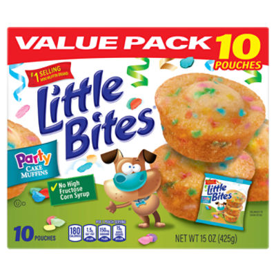 Little Bites Party Cake Muffins Value Pack, 10 count, 15 oz, 15 Ounce