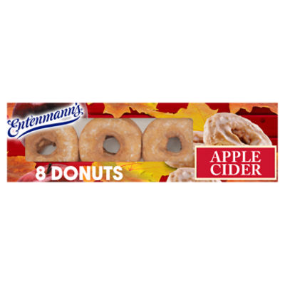 Entenmann's Classic Apple Cider Donuts, 8 count, 14.5 oz