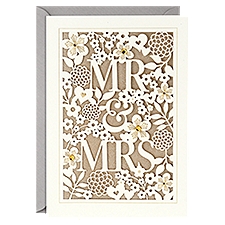 Hallmark Wedding Card (Mr. & Mrs.), 1 Each