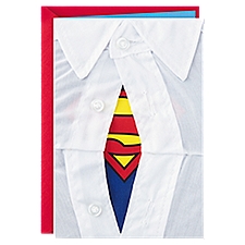 Hallmark Signature for Him (Superman Silhouette), Birthday Card, 1 Each
