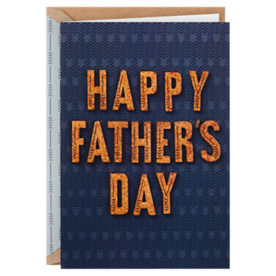 Hallmark Signature Father's Day Card (Cork Lettering, Thankful for You), 1 Each