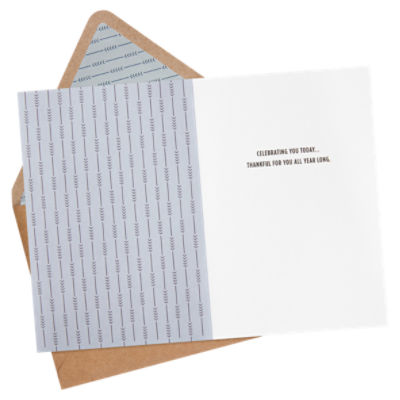 Hallmark Signature Father's Day Card (Cork Lettering, Thankful for You)