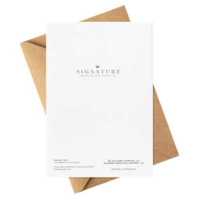 Hallmark Signature Father's Day Card (Cork Lettering, Thankful for You)