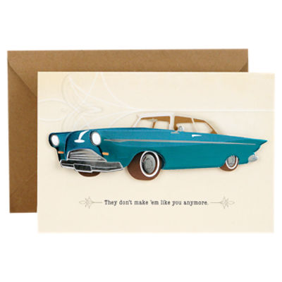 Hallmark Signature Father's Day Card (Vintage Classic Car, Don't Make 'Em Like You Anymore), 1 Each