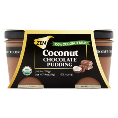 Zen Coconut Chocolate Pudding, 4.5 oz, 2 count ShopRite