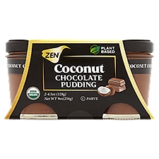 Zen Coconut Chocolate Pudding, 4.5 oz, 2 count