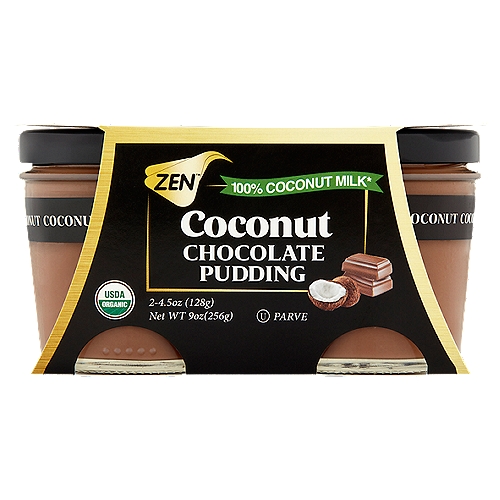 Zen Coconut Chocolate Pudding, 4.5 oz, 2 count