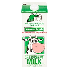 Mountainside Farms Filtered Fresh 2% Reduced Fat Milk, half gallon