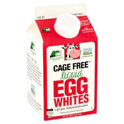 Mountainside Farms Cage Free Liquid Egg Whites, 16 oz