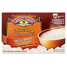 Land O Lakes Cocoa Classics Arctic White White Chocolate Hot Cocoa Mix, 0.53 oz, 10 count