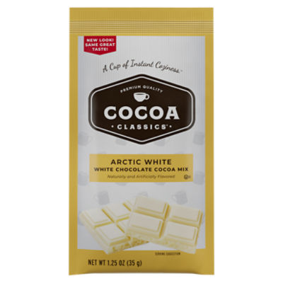 Cocoa Classics Arctic White White Chocolate Cocoa Mix, 1.25 oz