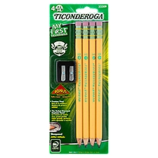 Ticonderoga My First Sharpened #2 HB, Pencils, 4 Each