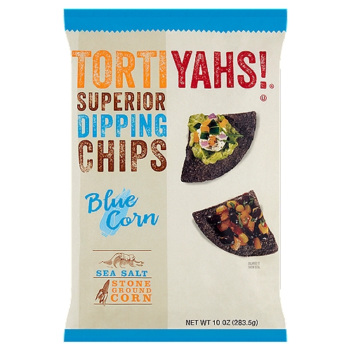 Tortiyahs! Blue Corn Superior Dipping Chips, 10 oz