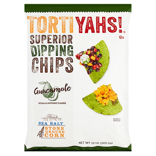 Tortiyahs! Guacamole Superior Dipping Chips, 10 oz