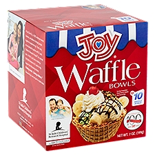 Joy Waffle Bowls, 7 Ounce