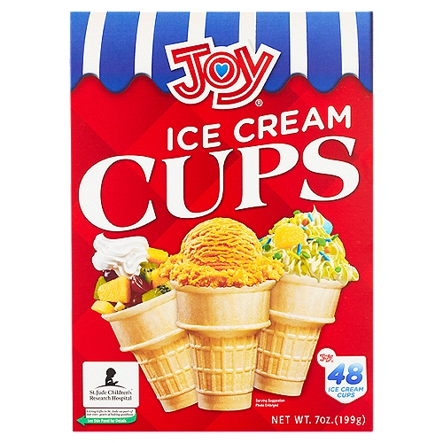 Joy Ice Cream Cups, 48 count, 7 oz