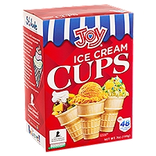 Joy Ice Cream Cups, 7 Ounce