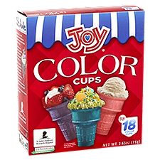 Joy Color Cups, 18 count, 2.63 oz