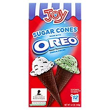 Joy Oreo Sugar Cones, 12 count, 5.0 oz, 12 Each