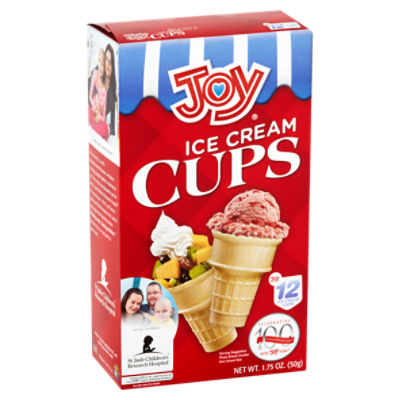 12 oz Red Ice Cream Cups