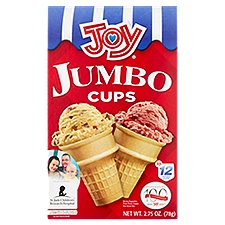 Joy Jumbo Cups, 12 count, 2.75 oz, 2.75 Ounce