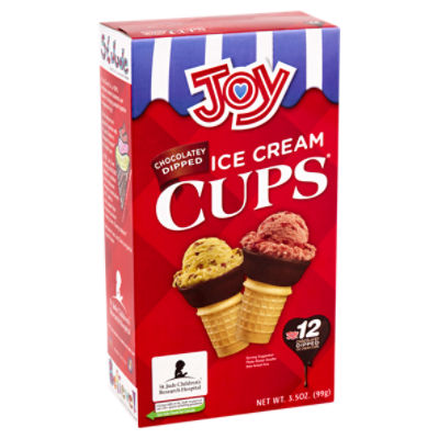 Joy Chocolatey Dipped, Ice Cream Cups