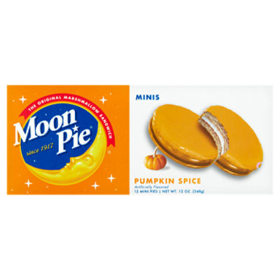 Moon Pie Pumpkin Spice Mini Pies, 12 count, 12 oz
