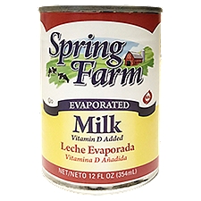Spring Farm Evaporated Milk, 12 fl oz