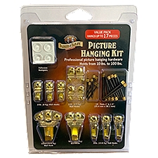 Parker & Bailey Picture Hanging Kit Value Pack, 17 Each