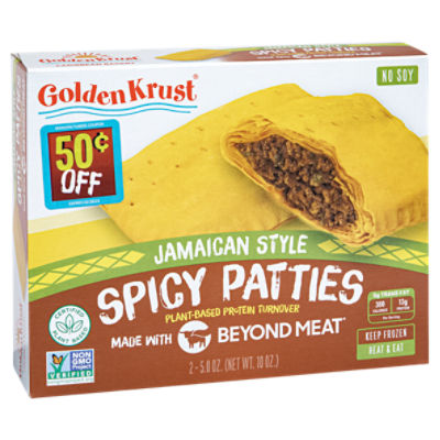 Jamaican Style Spicy Beef Patties, 50 ct Baked