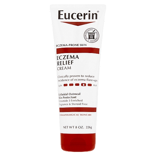 Eucerin Eczema-Prone Skin Relief Cream, 8 oz
