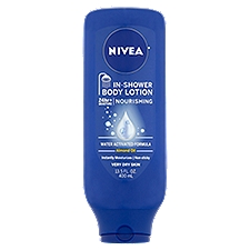 Nivea Very Dry Skin Nourishing Almond Oil In-Shower Body Lotion, 13.5 fl oz, 13.5 Fluid ounce