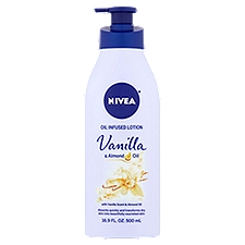 Nivea Vanilla & Almond Oil Infused, Lotion, 16.9 Fluid ounce
