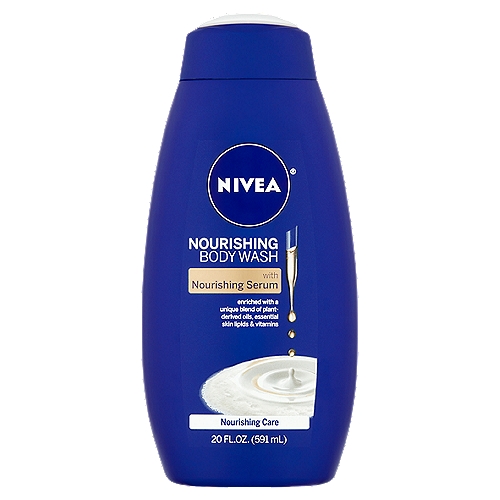 Nivea Nourishing Care Body Wash, 20 fl oz
Nivea® Body Wash enriched with nourishing serum provides nourishing moisture for soft, smooth and healthy-looking skin.