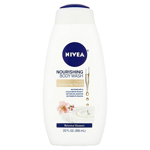 Nivea Botanical Blossom Nourishing Body Wash, 20 fl oz
Nivea® Body Wash enriched with nourishing serum provides nourishing moisture for soft, smooth and healthy-looking skin.