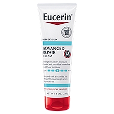 Eucerin Very Dry Skin Advanced Repair Cream, 8 oz