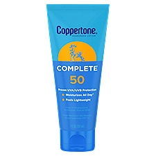 Coppertone Complete Broad Spectrum SPF 50, Sunscreen Lotion, 7 Fluid ounce