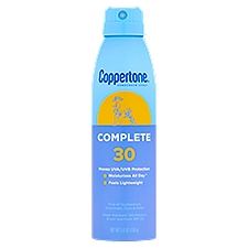 Coppertone Complete Broad Spectrum Sunscreen Spray, SPF 30, 5.5 oz