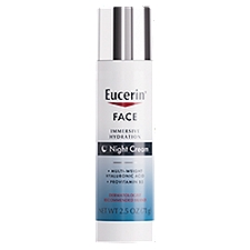 Eucerin Face Immersive Hydration Night Cream, 2.7 oz