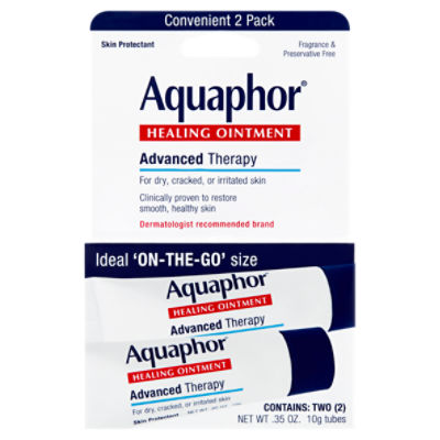 Aquaphor Healing Ointment, 0.35 oz, 2 count