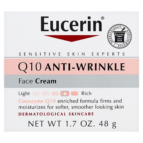 Eucerin Q10 Anti-Wrinkle Face Cream, 1.7 oz