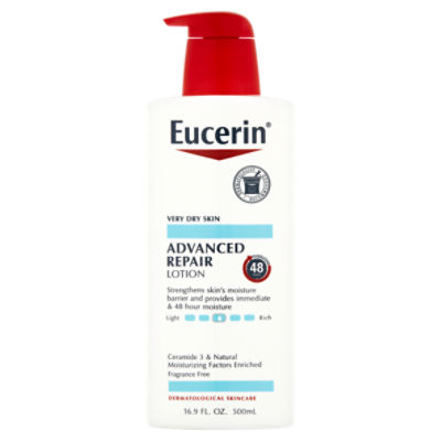 Umeki hvorfor Dokument Eucerin Very Dry Skin Advanced Repair Lotion, 16.9 fl oz