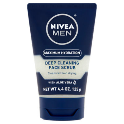 Nivea Men Maximum Hydration Deep Cleaning Face Scrub, 4.4 oz